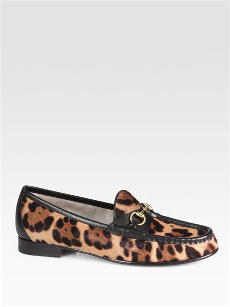 gucci leopard print loafers|gucci loafers for sale.